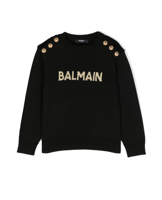 Maglione con applicazioni