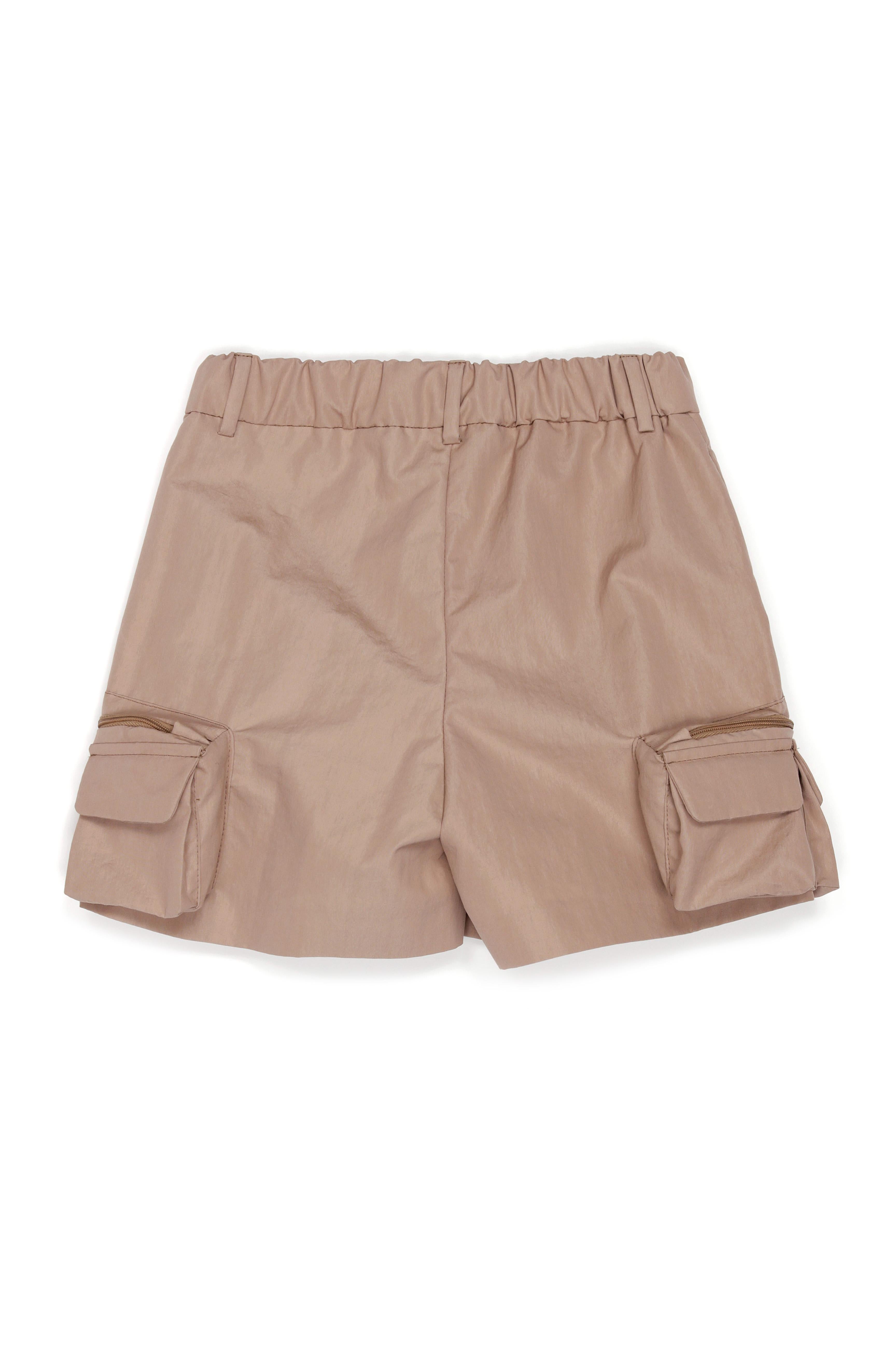 Pantaloncini beige bambina