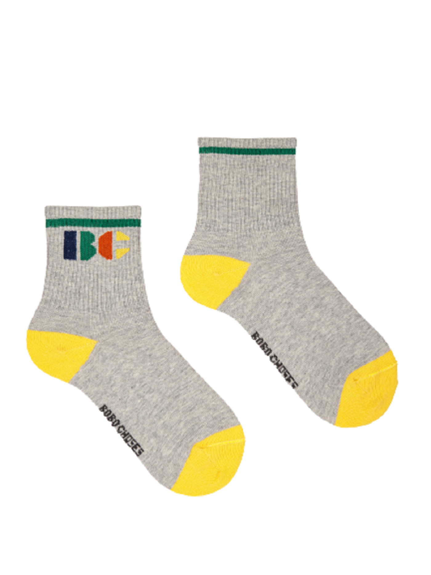 Calze grigie per bambini con logo 223AI042 GREY BOBO CHOSES 