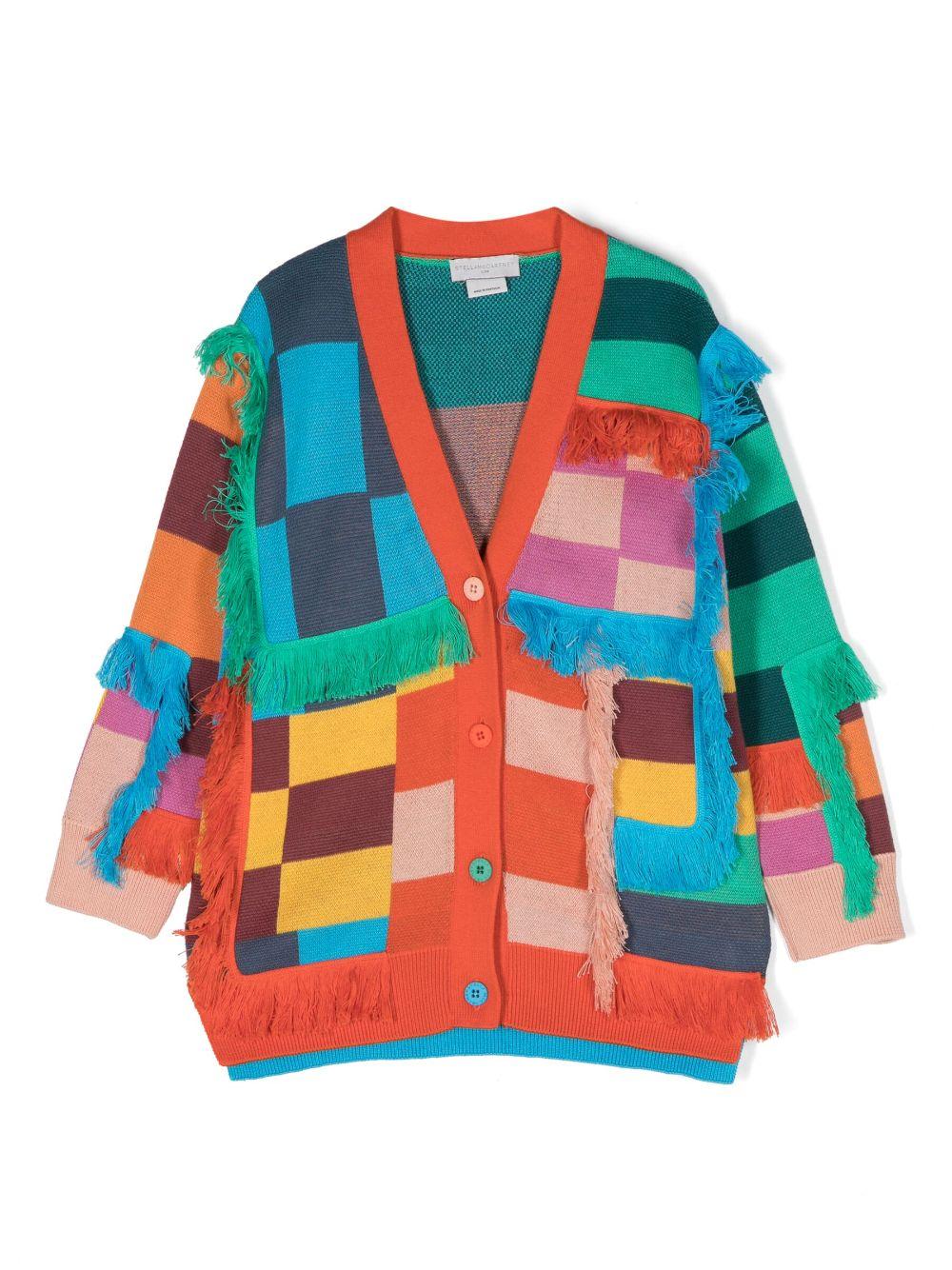 Cardigan con frange