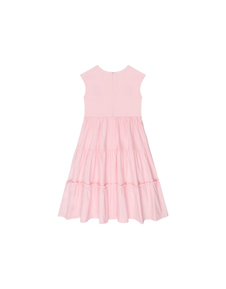 Maxi abito bambina rosa