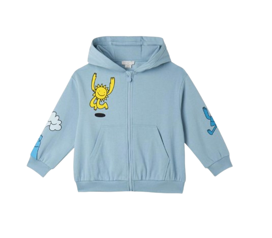 Felpa azzurra per bambini TX4P60 Z3059 670 STELLA McCARTNEY 