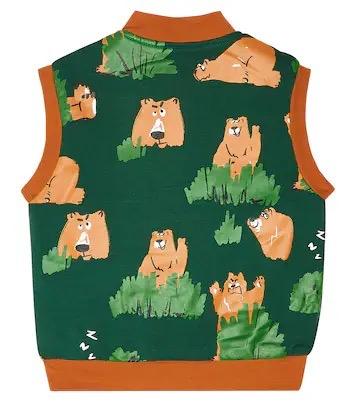 Gilet reversibile con stampa