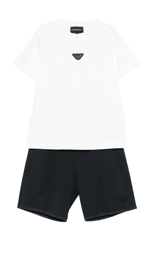 Completo T-shirt e bermuda in jersey EB001621 AF13715 MZ825 ARMANI JUNIOR 