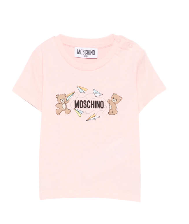 T-shirt per neonati MUM04M LAA01 50209 MOSCHINO 