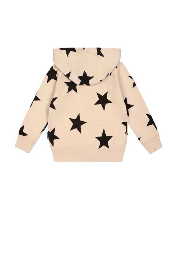 Felpa con cappuccio e zip NU2327 SMOKEY NATURAL NUNUNU 