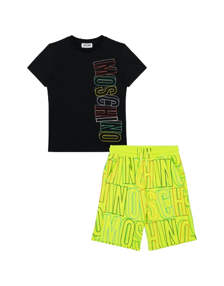 Moschino completo t-shirt e pantaloncini