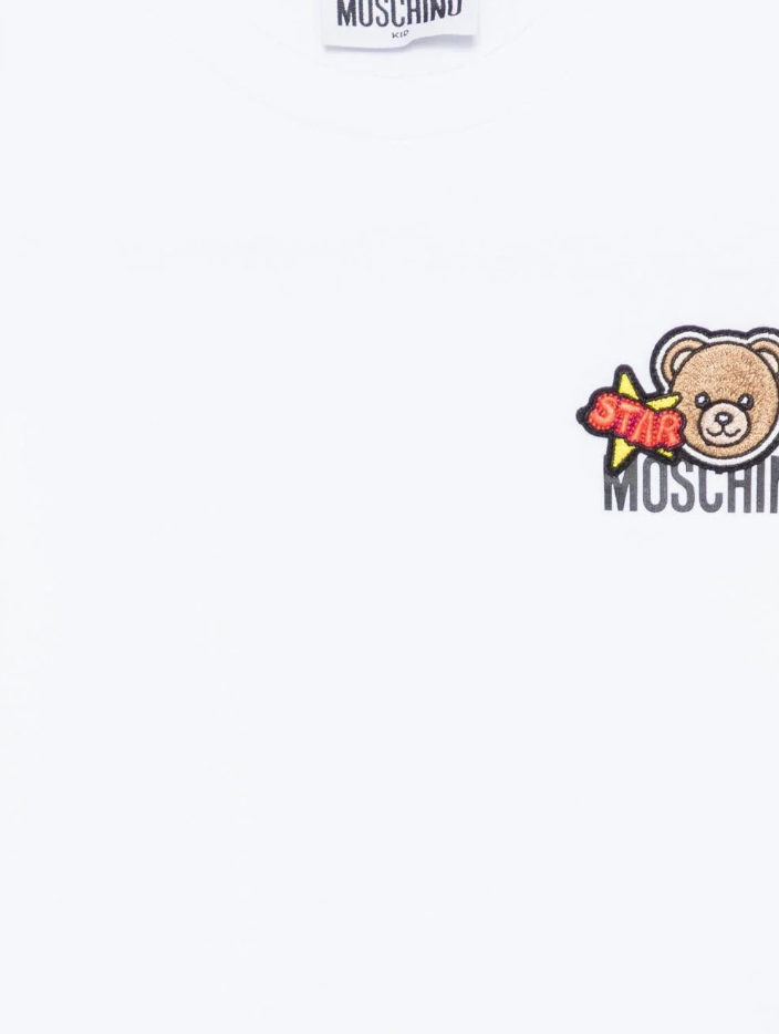 T-shirt per bambini HTM058 LAA24 10101 MOSCHINO 
