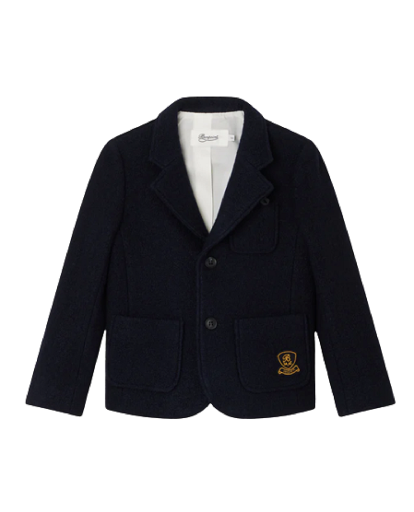 Blazer monopetto con ricamo