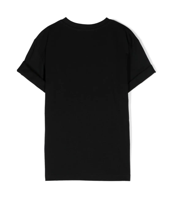 T-shirt nero toy e logo HVM03R LAA02 60100 MOSCHINO 