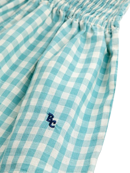 Shorts in tessuto Vichy<BR/>