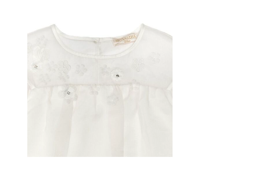 Abito in organza di seta
