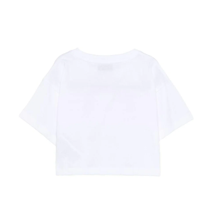 T-shirt per bambina HDM06Y LAA02 10101 MOSCHINO 
