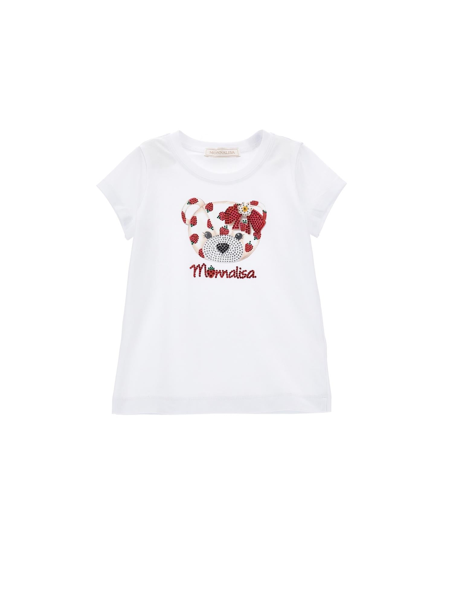 T-shirt teddy bear strass