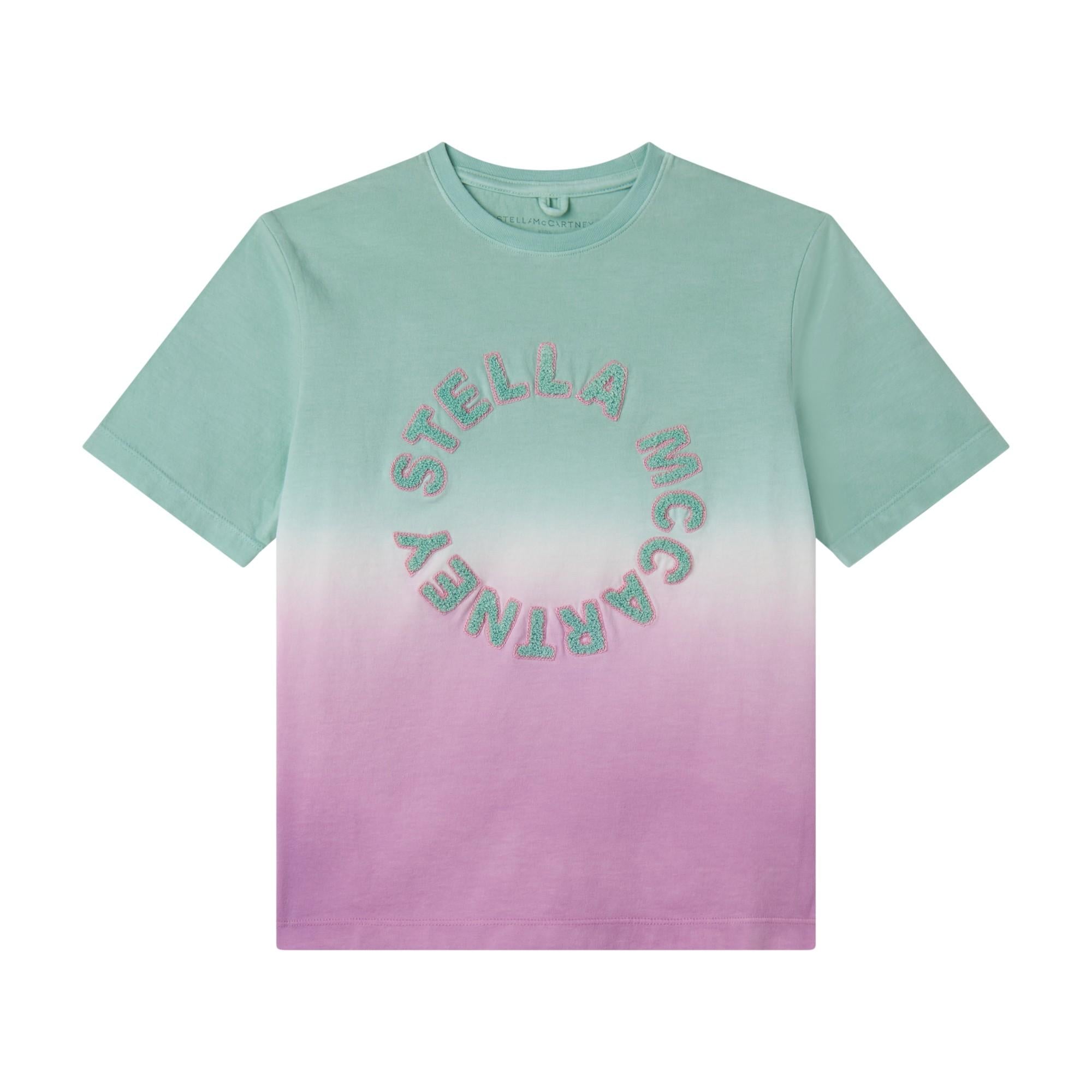 T-shirt con effetto sfumato