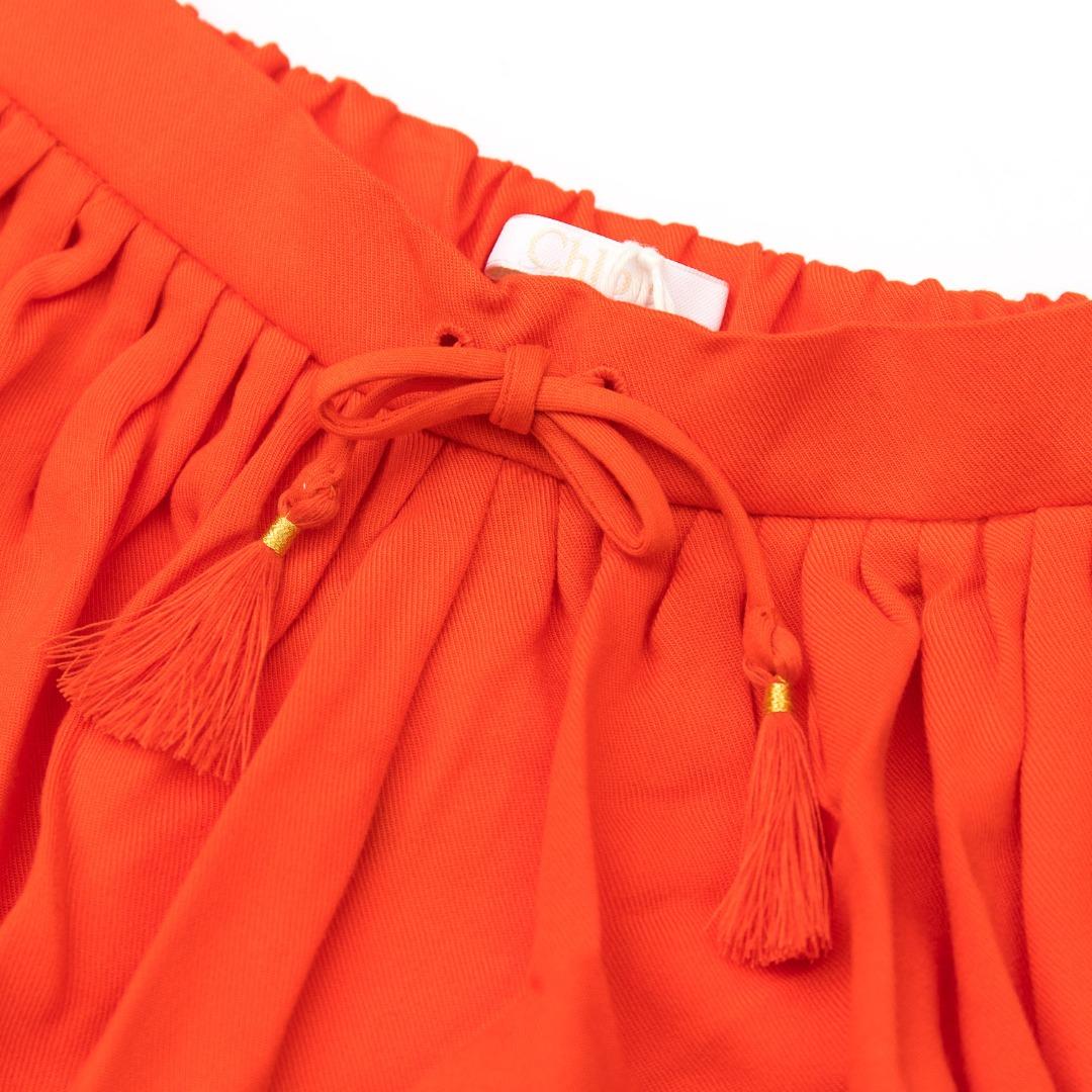 Pantaloncini Arancione Cotone