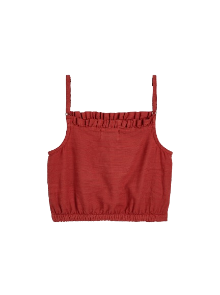 Top con spalline regolabili