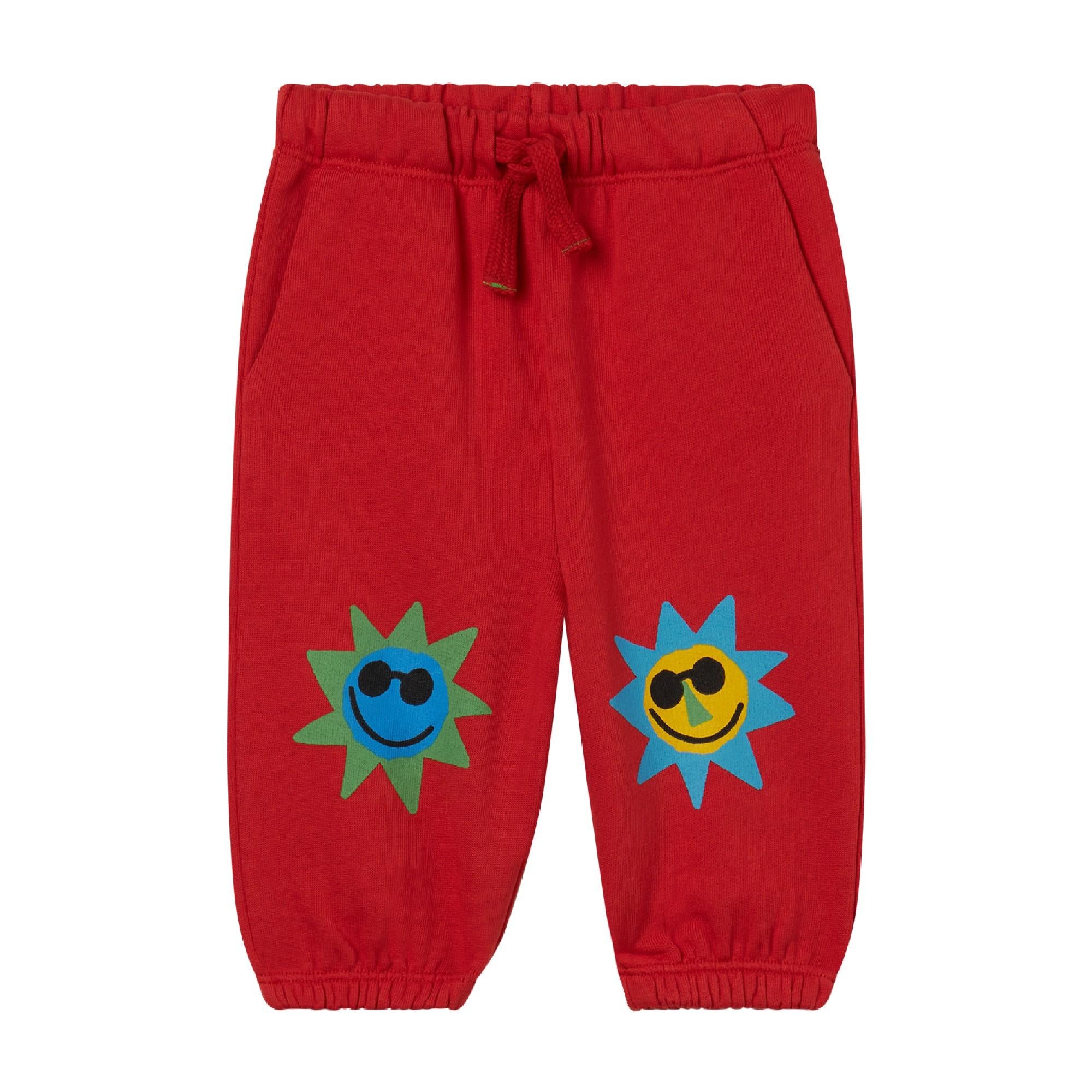 Pantaloni neonato sportivi con stampa