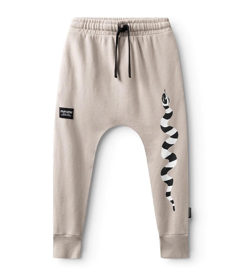 Pantaloni larghi sportivi NU4008 SMOKEY GREY NUNUNU 