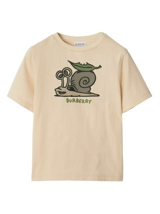 T-shirt in cotone cn lumaca 8102969 B8620 BURBERRY 