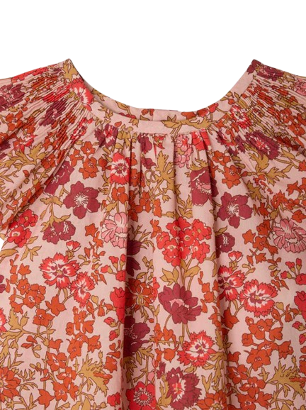 Abito Carmella con smock in tessuto Liberty S06XDRW00014 520 BONPOINT 