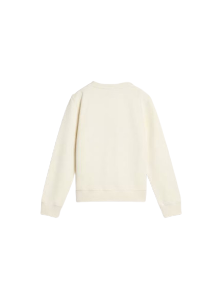 JOURNEY GIRL'S REGULAR SWEATSHIRT BLEND COTTON FLEECE PRINTED COTTON CANVAS PATCH GKP01388 P002194 11737 11737 GOLDEN GOOSE 