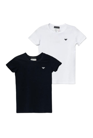 Pack da 2 T-shirt per bambini EB000489 AF16036 MB088 ARMANI JUNIOR 