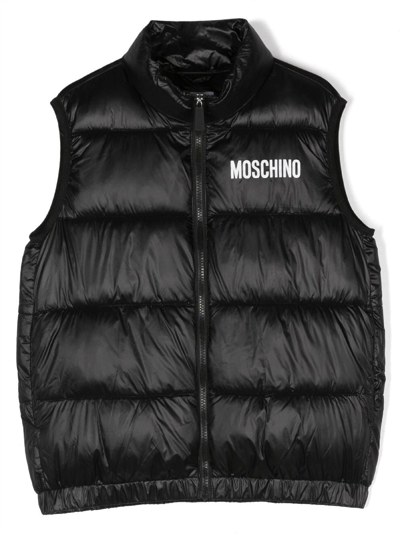 Gilet imbotitto con stampa HOS02K L3A32 60100 MOSCHINO 