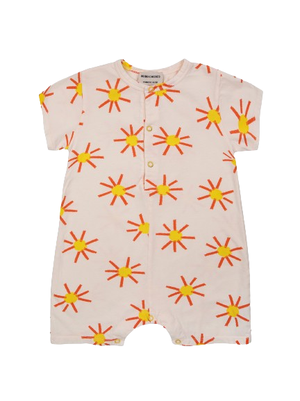 Tutina corta bianco sporco 124AB083 MULTICOLORE BOBO CHOSES 