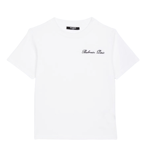 T-shirt a maniche corte Balmain iconica BV8P21 Z0116 100NE BALMAIN 
