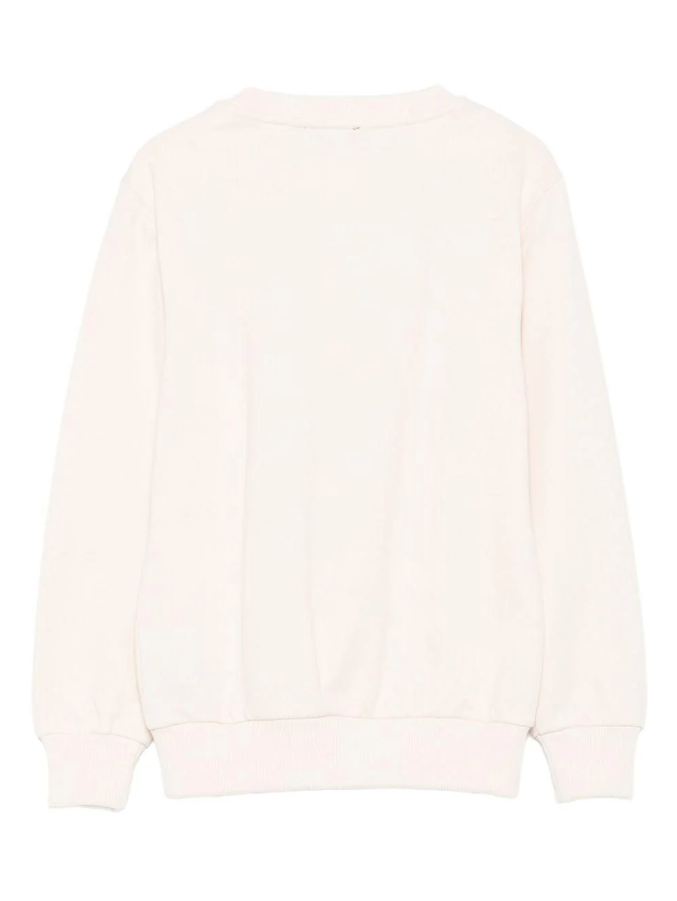Felpa con logo sul petto BX4R10 Z3183 109OR BALMAIN 