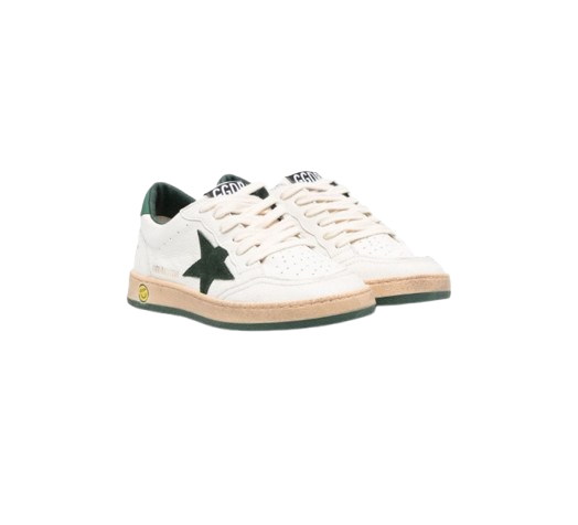 Sneakers Ball Star New bianche per bambini con stella GYF00439 F004827 10502 GOLDEN GOOSE 