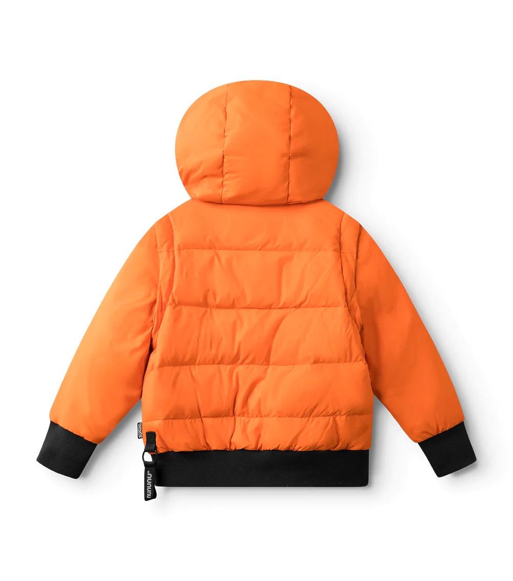 Piumino con maniche staccabili NU3984 ORANGE NUNUNU 