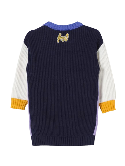 MULTICOLORED KNITTED DRESS