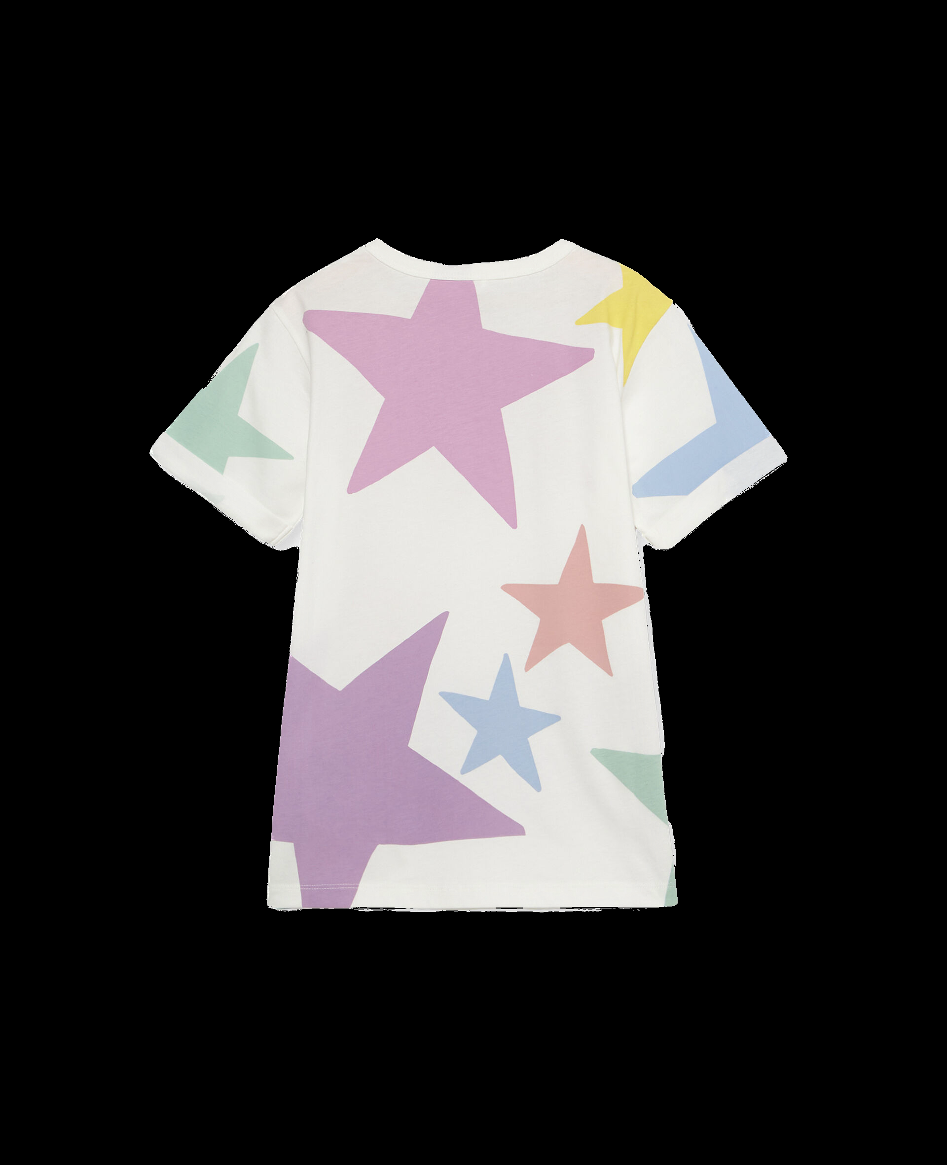 T-shirt con stampa stelle all-over