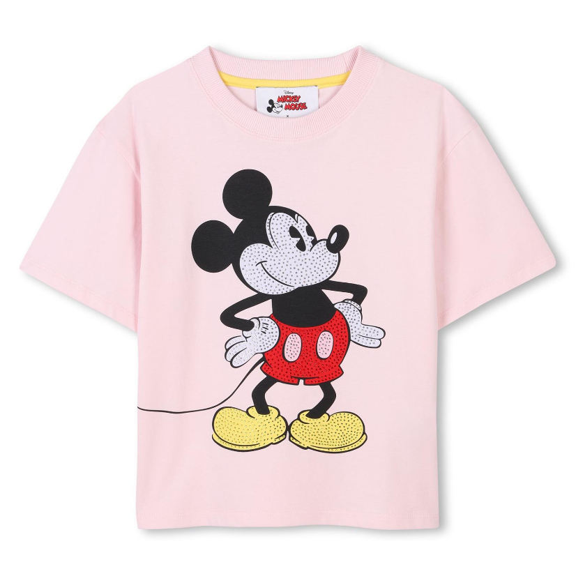 T-shirt con stampa grafica x Mickey Mouse<BR/><BR/>