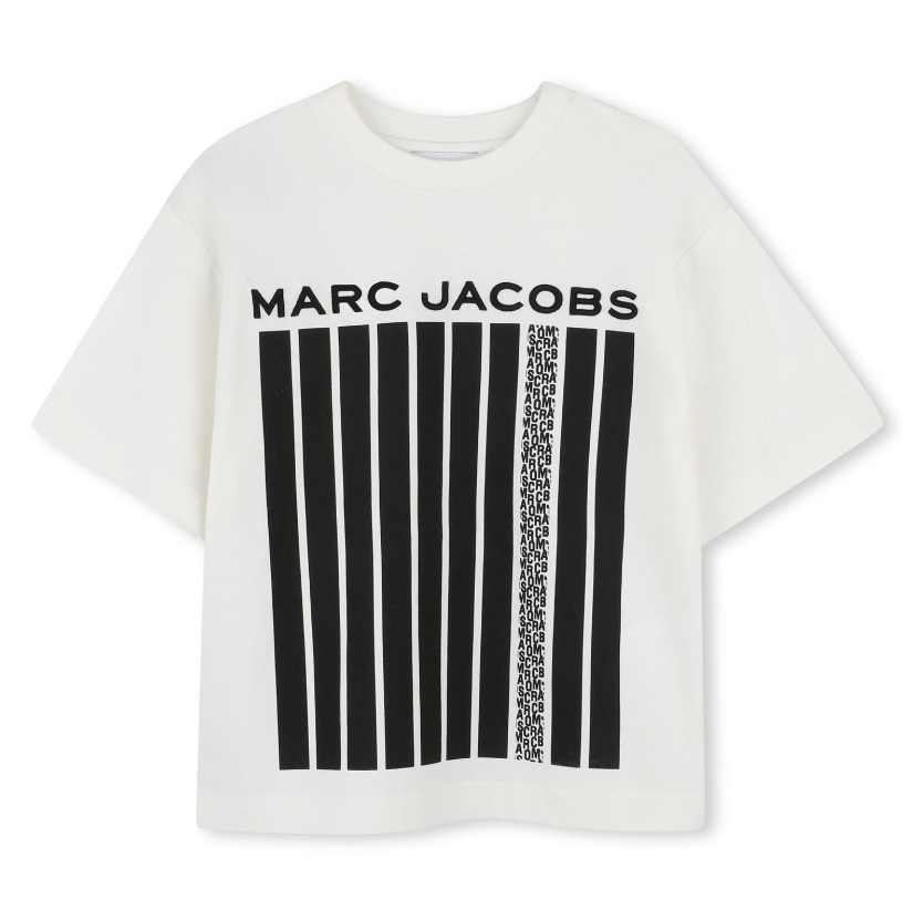 Maglietta Little Marc Jacobs - Avorio con stampa