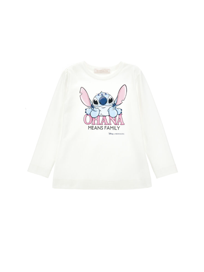 T-shirt Stitch Ohana 19F618 6013 0001 MONNALISA 