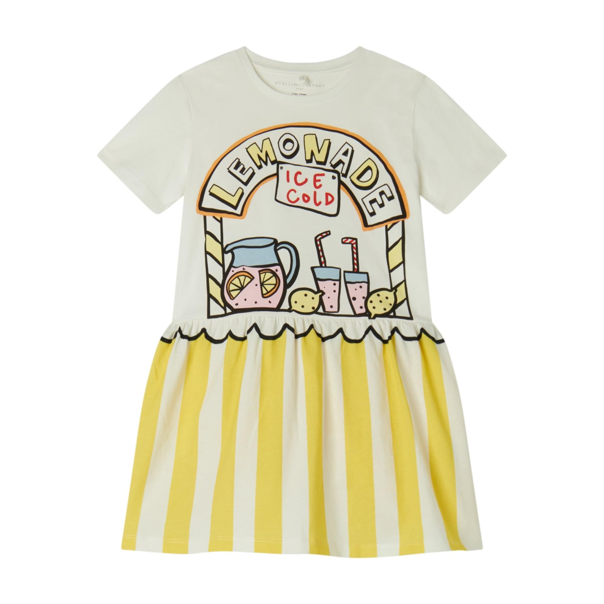 Abito modello T-shirt con stampa