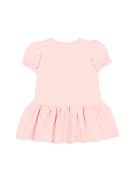 Vestito rosa per neonata MAV0C7 LBA00 50209 MOSCHINO 