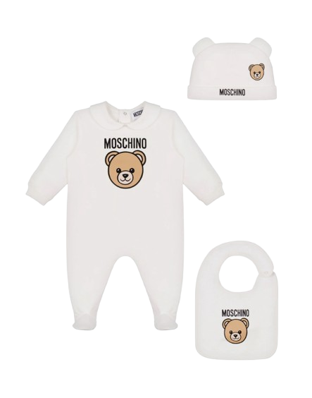 Set tutine per neonati MMY08B LCA40 10063 MOSCHINO 