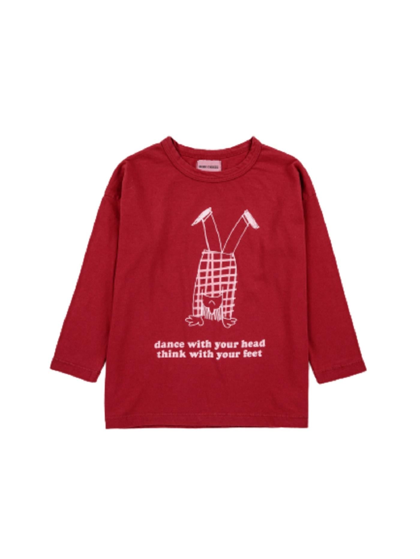 T-shirt con stampa grafica 223AC008 RED BOBO CHOSES 