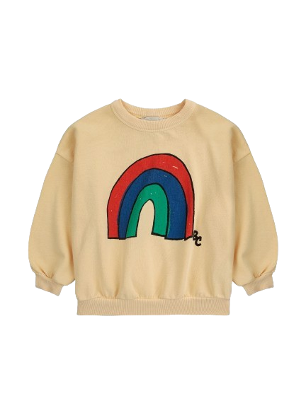 Felpa arcobaleno 124AC047 MULTICOLORE BOBO CHOSES 