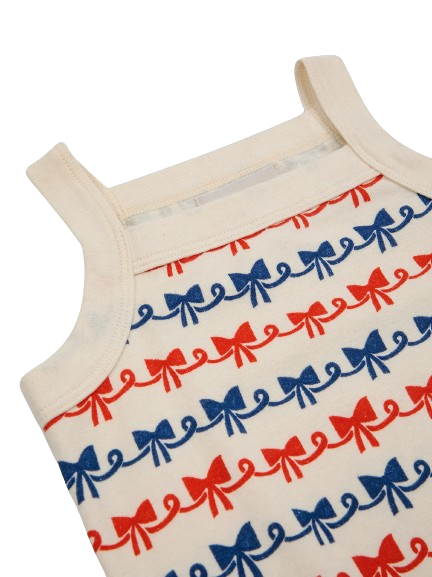 Tutina con stampa Fiocco all-over
