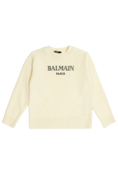 Maglione per bambino BX9P60 Z3294 102NE BALMAIN 