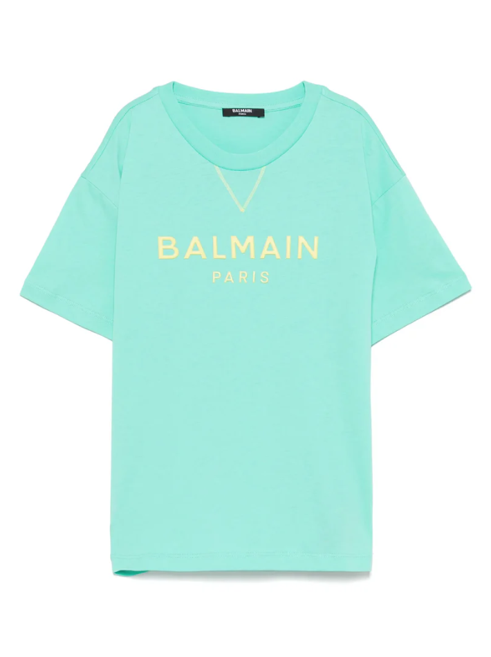 T-shirt con logo BW8Q21 Z0082 780GL BALMAIN 
