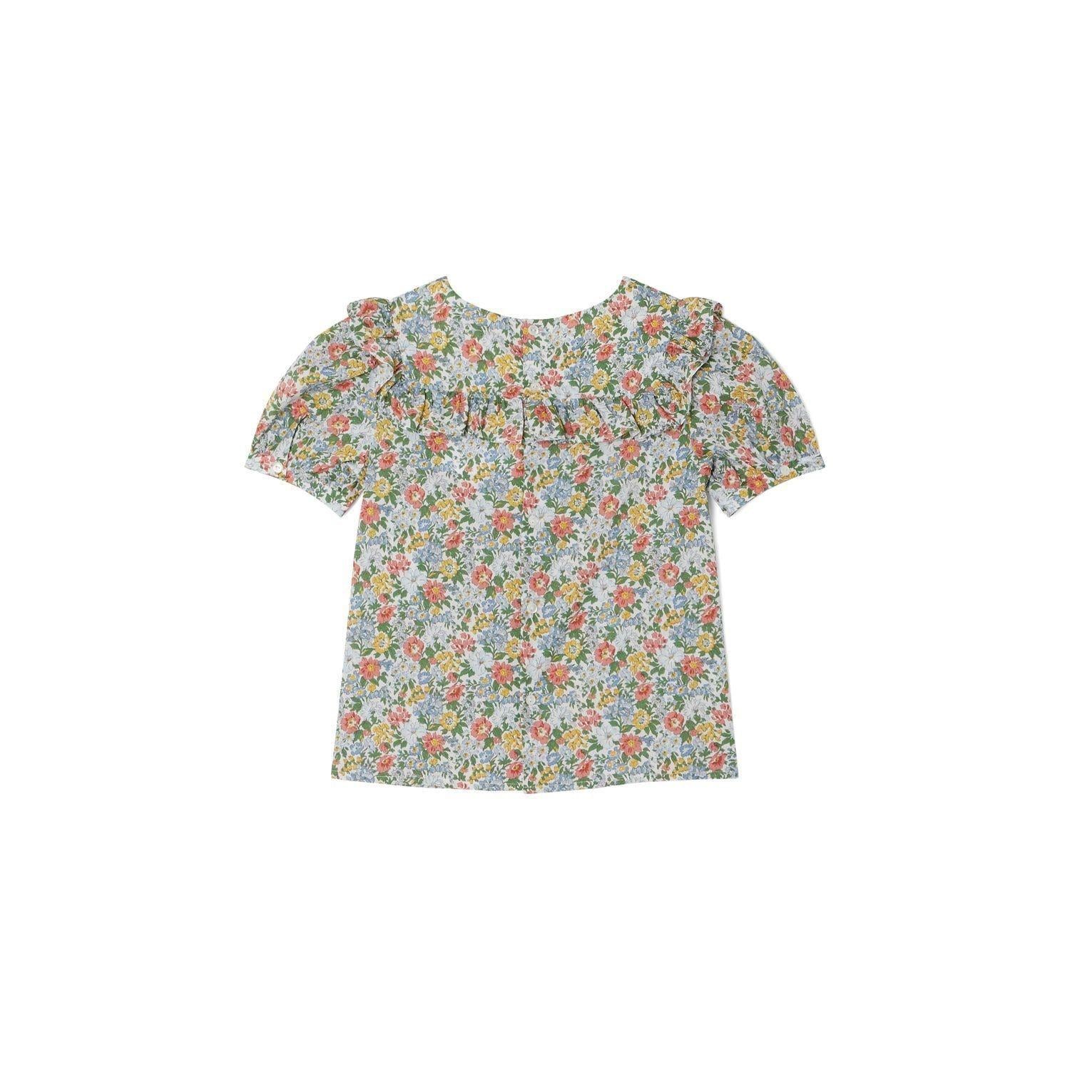 Blusa  per bambina con fiori