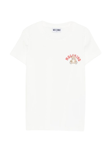T-shirt per bambini HWM058 LAA01 10063 MOSCHINO 