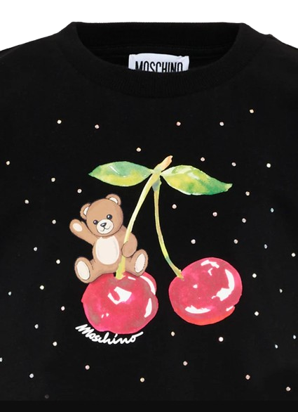 T-shirt per bambine HFM06K LBA10 60100 MOSCHINO 