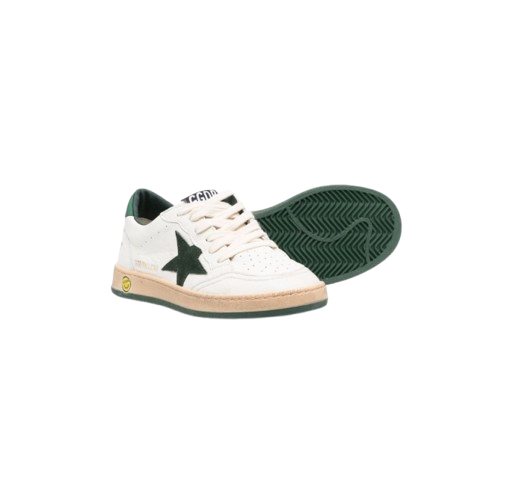 Sneakers Ball Star New bianche per bambini con stella GYF00439 F004827 10502 GOLDEN GOOSE 